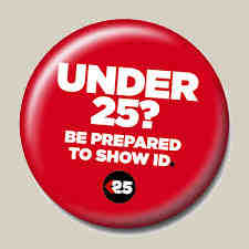 Under 25 warning