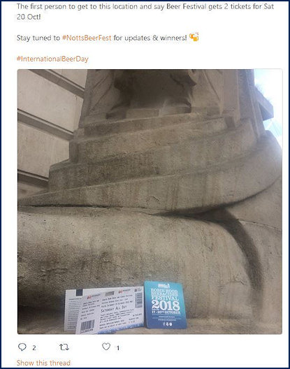 One of a pair of Lions outside the Council House
